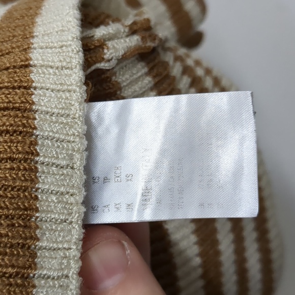 AE Studio stripped mock neck sweater size XS - Picture 4 of 5